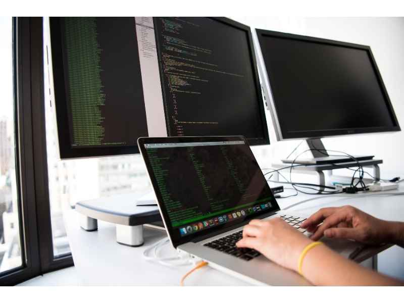 Modern business website layout